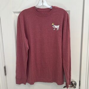 GOAT long sleeve tee . Nantucket red. Size small . Excellent condition.